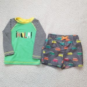 Infant boy Swim set